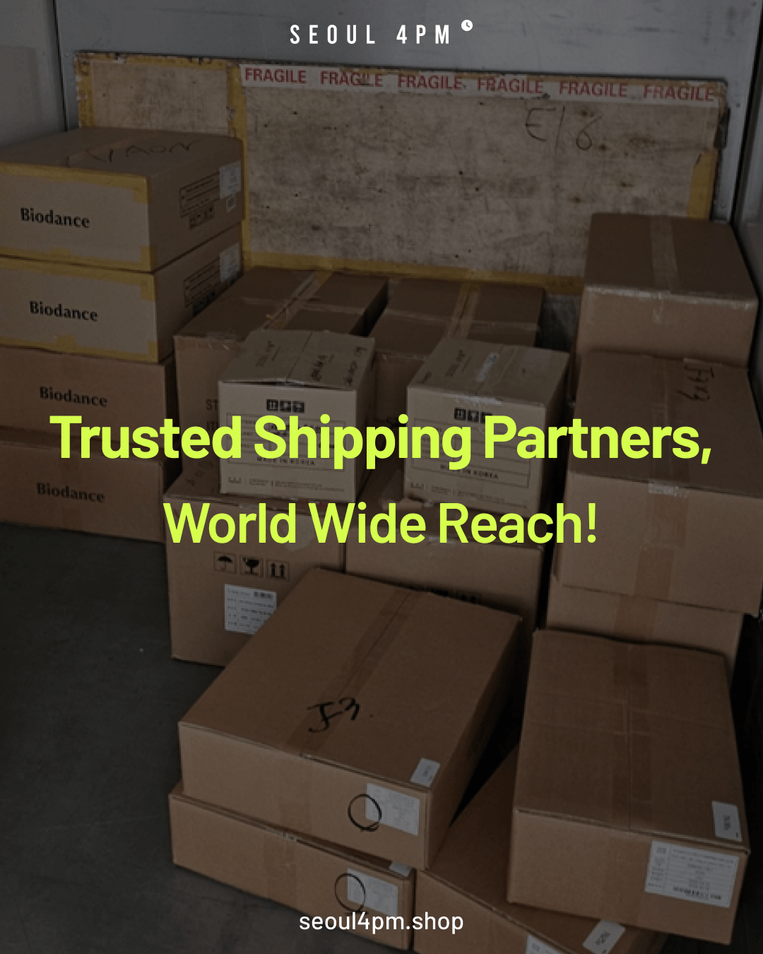 Trusted Shipping Partners, World Wide Reach