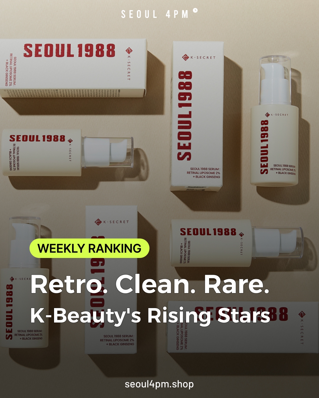 Retro. Clean. Rare. K-Beauty's Rising Stars
