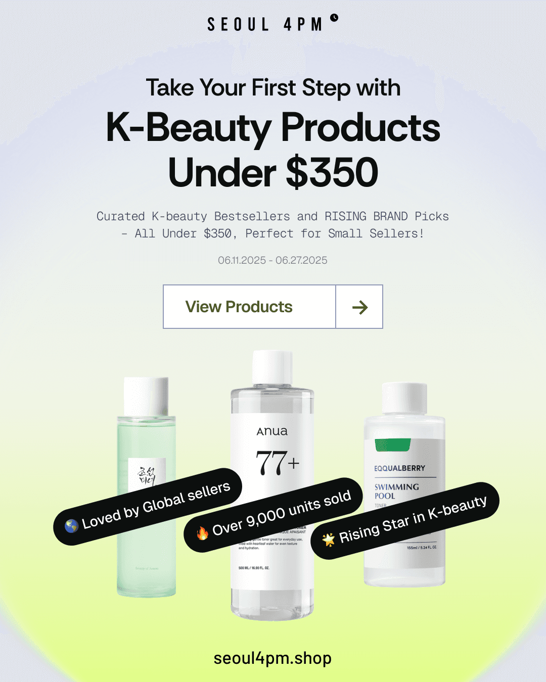Take Your First Step with K-Beauty Products Under $350
