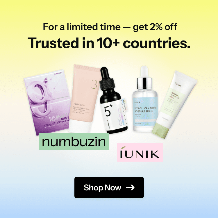Global Bestsellers Promo - Numbuzin & iUNIK