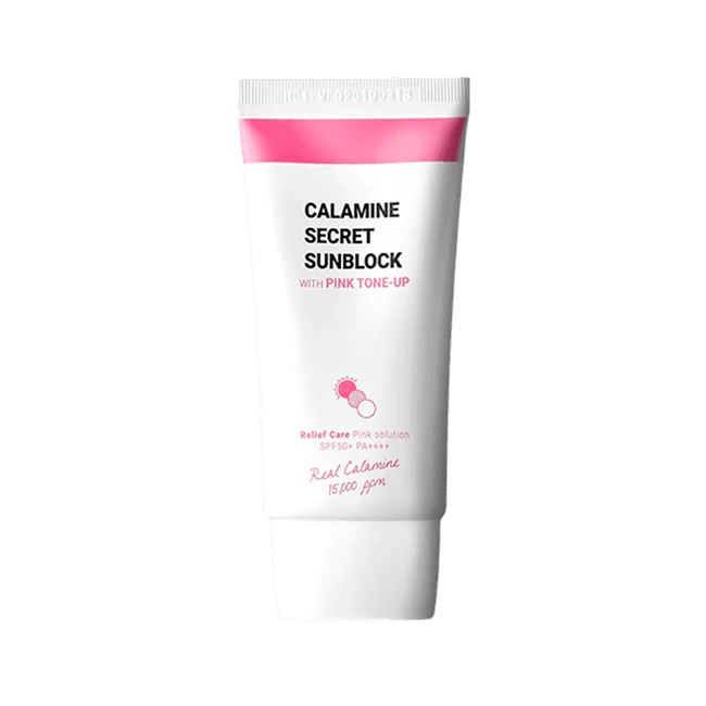 Calamine Secret Sunblock with pink tone-up (50ml)