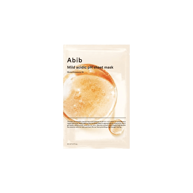Mild acidic pH sheet mask Glutathiosome fit (10ea) (30mL)