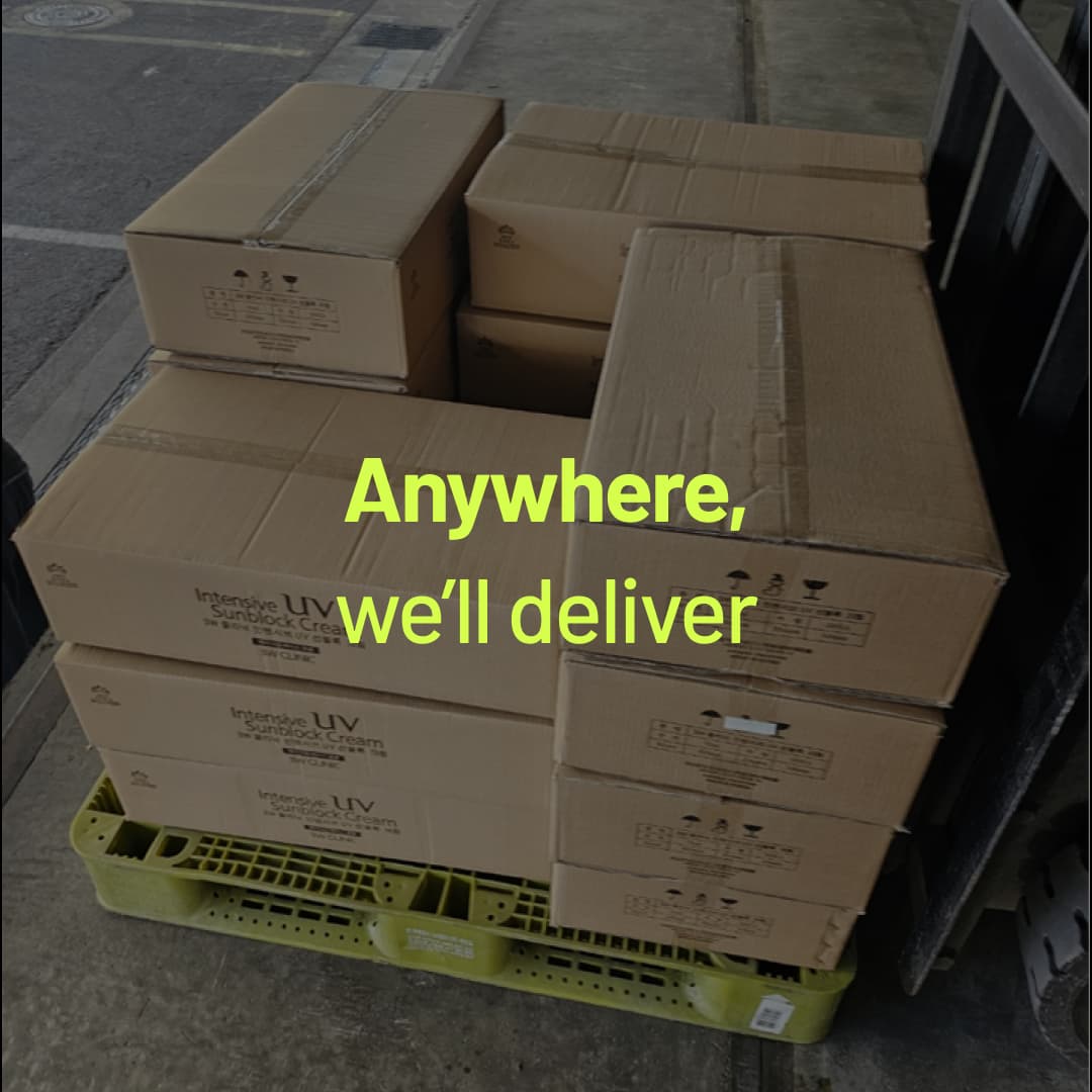 Anywhere, We'll deliver