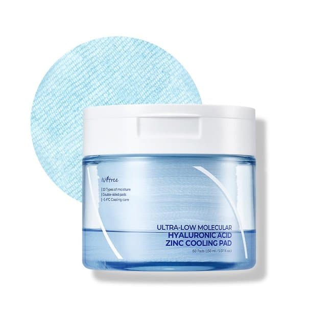 Ultra-Low Molecular Hyaluronic Acid Zinc Cooling Pad 150ml(60Ea) (-)