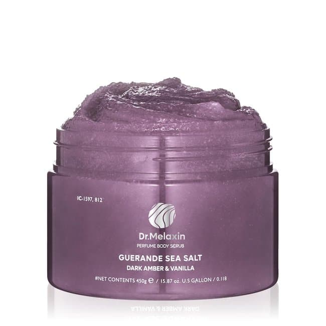 Guerande Sea Salt Perfume Body Scrub Dark Amber & Vanilla 450G (-)