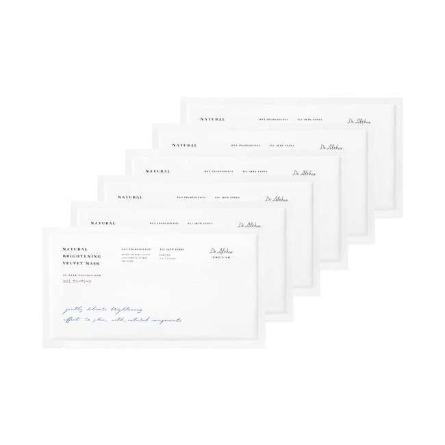 Natural Brightening Velvet Mask (27g*6EA)