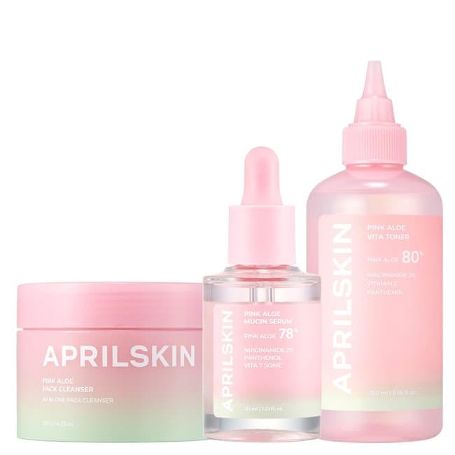 APRILSKIN PINK ALOE PACK CLEANSER (120g)