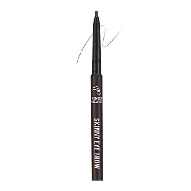 Wonder Drawing Skinny Eye brow 02 Dark Brown (-)