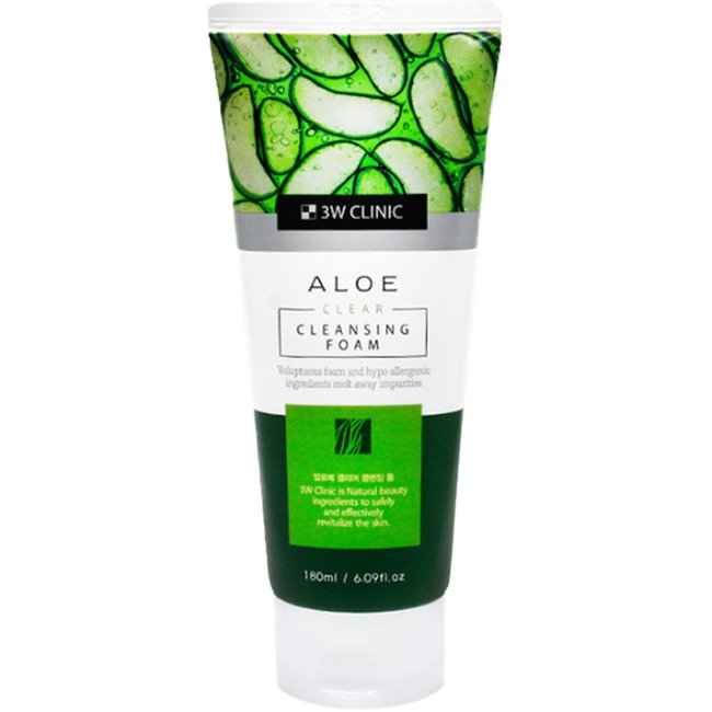 Aloe Clear Cleansing Foam (180ml)