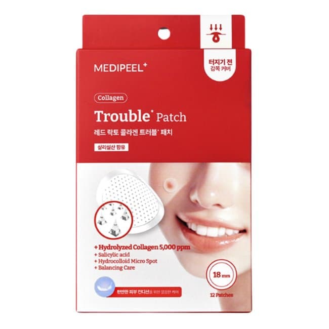 Red Lacto Collagen Trouble Patch 12EA (12ea)