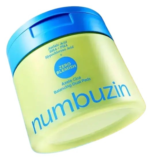 No.0 Zero Blemish Azela Cica Balancing Dual Pads (210ml/ 60 pads)