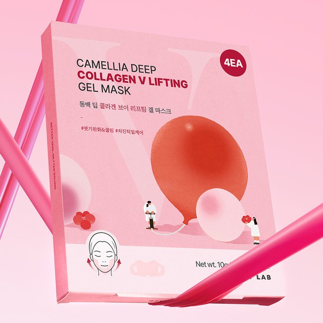 Camellia Deep Collagen V Lifting Gel Mask 10G(4Ea) (-)