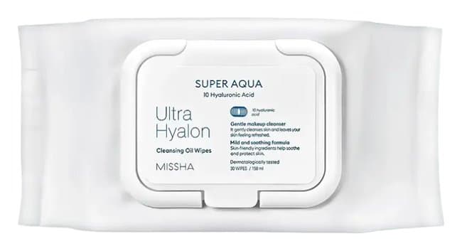 Super Aqua Ultra Hyalron Cleansing Oil Tissue (Jumbo Size) (362ml)