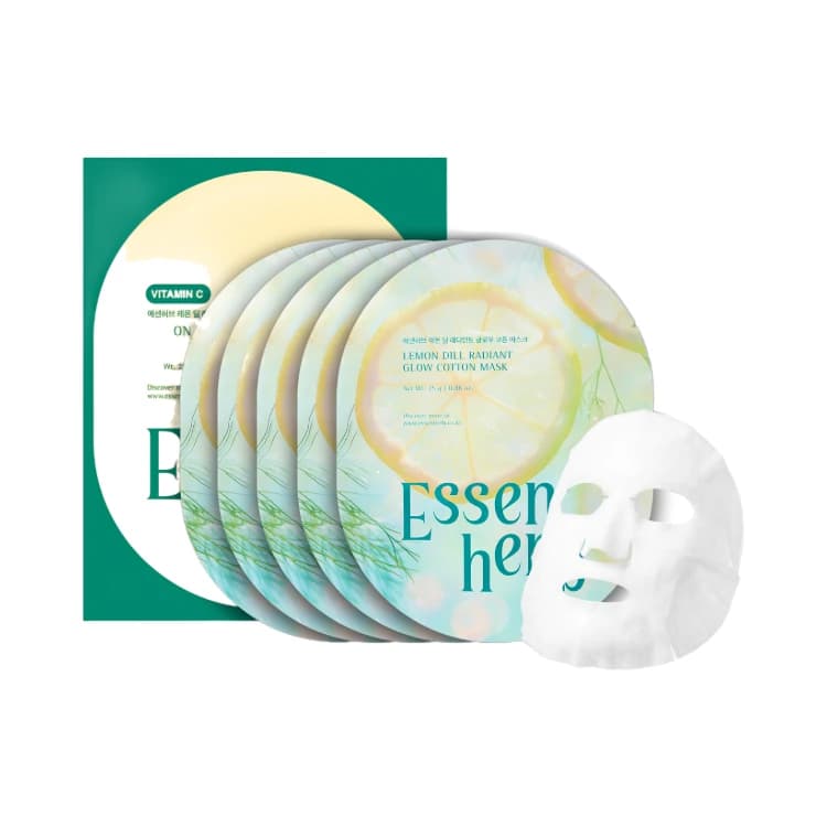 Lemon Dill Radiant Glow Cotton Mask (125ml)