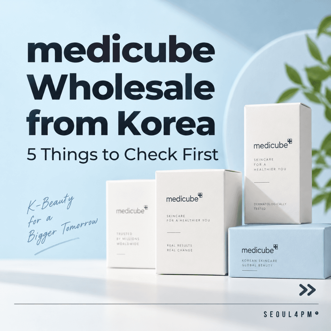 medicube Wholesale from Korea: 5 Things to Check Before Your First Box